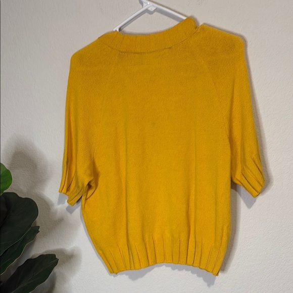 St. John Sport Vibrant Yellow Knit Top - Picture 4 of 4